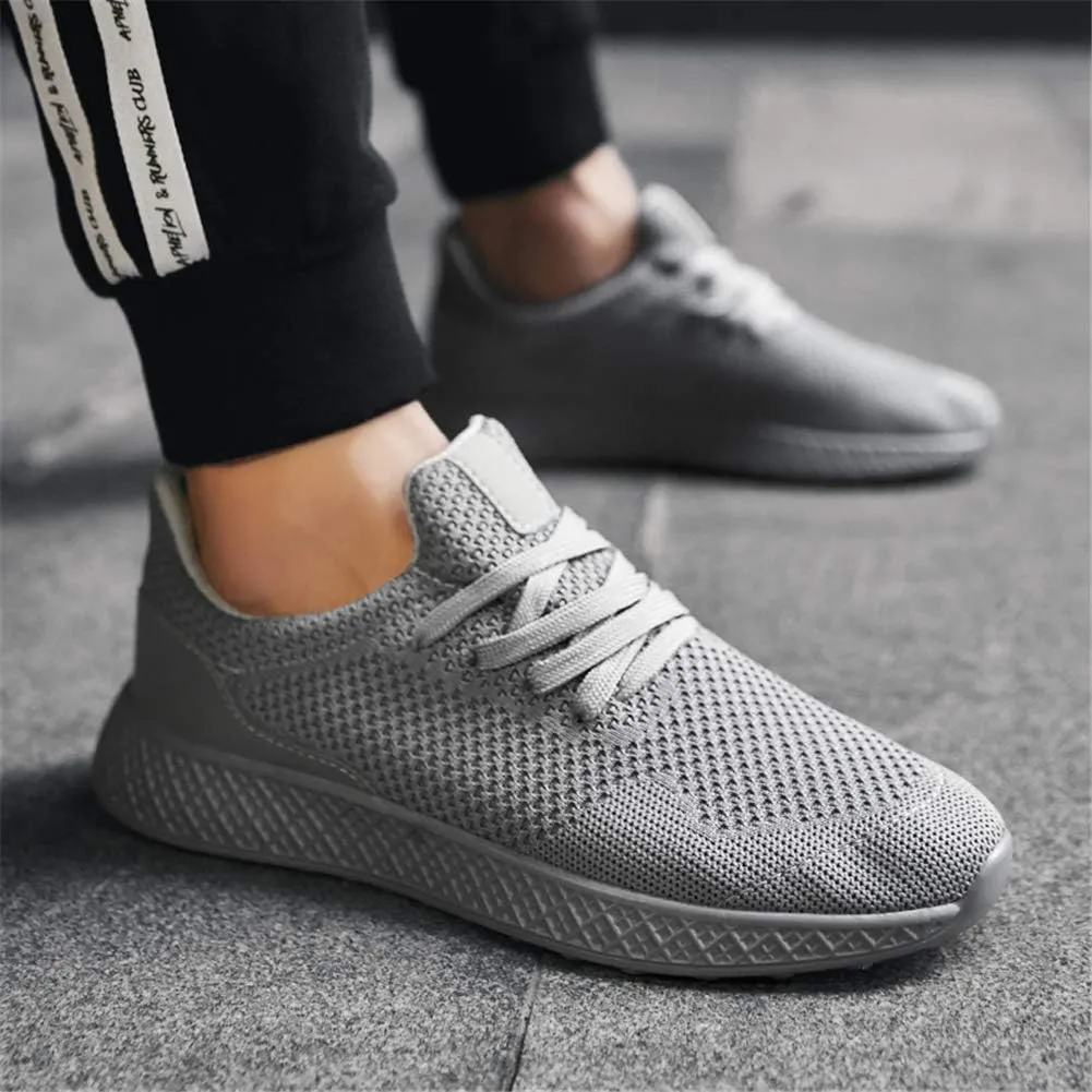 GOSPT Men's Breathable Mesh Lace-up Sneakers Sports Running Shoes