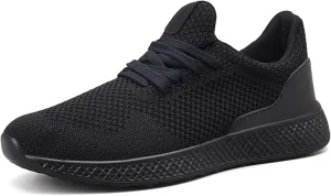 GOSPT Men's Breathable Mesh Lace-up Sneakers Sports Running Shoes