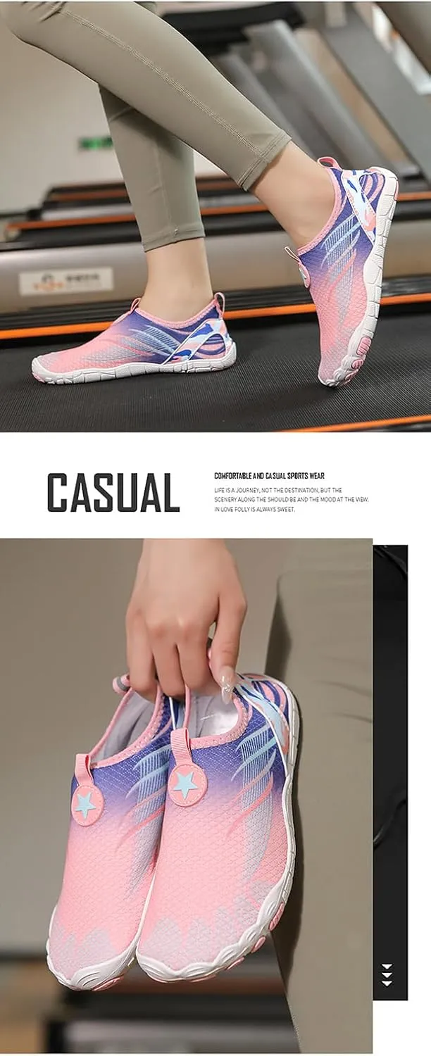Grounded Footwear Barefoot Walking Shoes Women Men, Hike Barefoot Shoes, Hiking Footwear Barefoot Shoes Waterproof Breathable,Healthy & Non-Slip Barefoot Shoes with Wide Toe Box Quick Dry Shoes