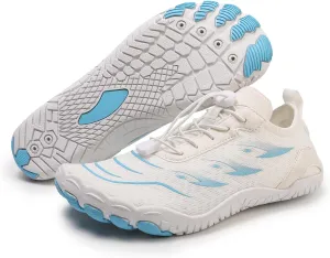 Grounded Footwear for Women Men Quick Dry Water Resistant Water Shoes,Wide Toe Box&Non-Slip Breathable Barefoot,Lightweight Adjustable Fitness Sports Footwear Outdoor Beach Surfing Training Barefoot