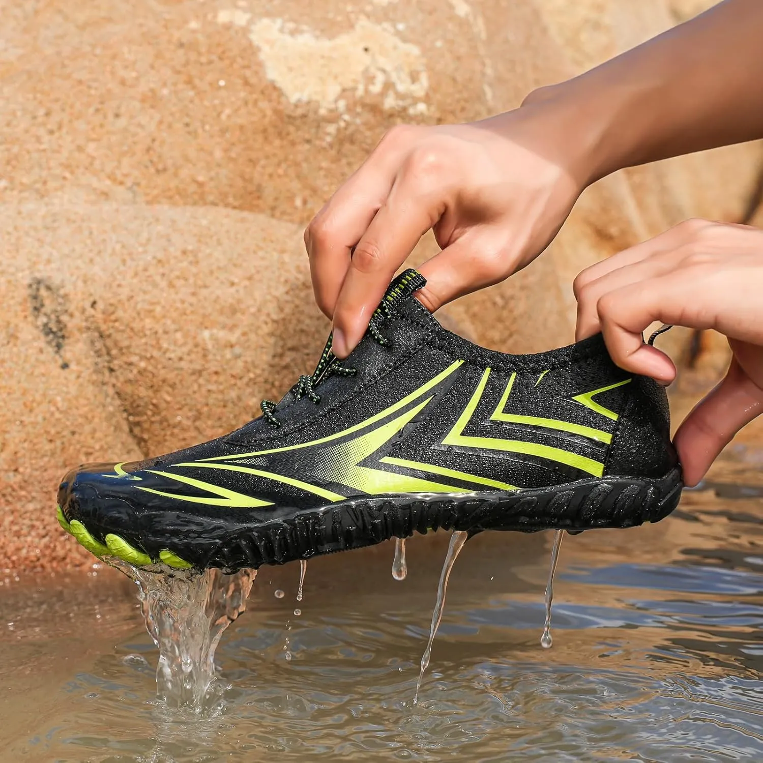 Grounding Allround Barefoot Shoes Non-Slip Healthy Breathable Fashion Trail Rnning Shoe Quick Dry Lightweight Active Shoes Wide Toe Hiking Zero Drop Shoe