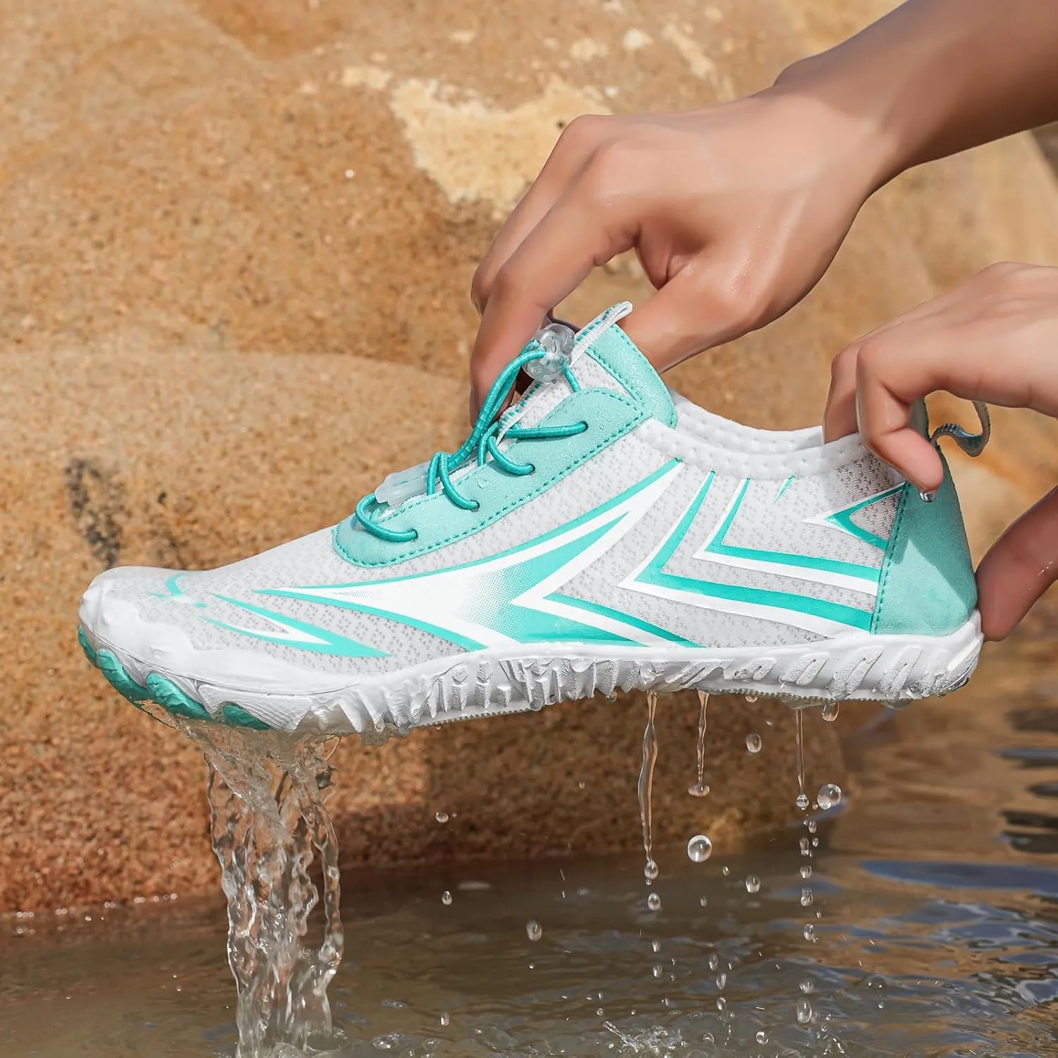 Grounding Allround Barefoot Shoes Non-Slip Healthy Breathable Fashion Trail Rnning Shoe Quick Dry Lightweight Active Shoes Wide Toe Hiking Zero Drop Shoe