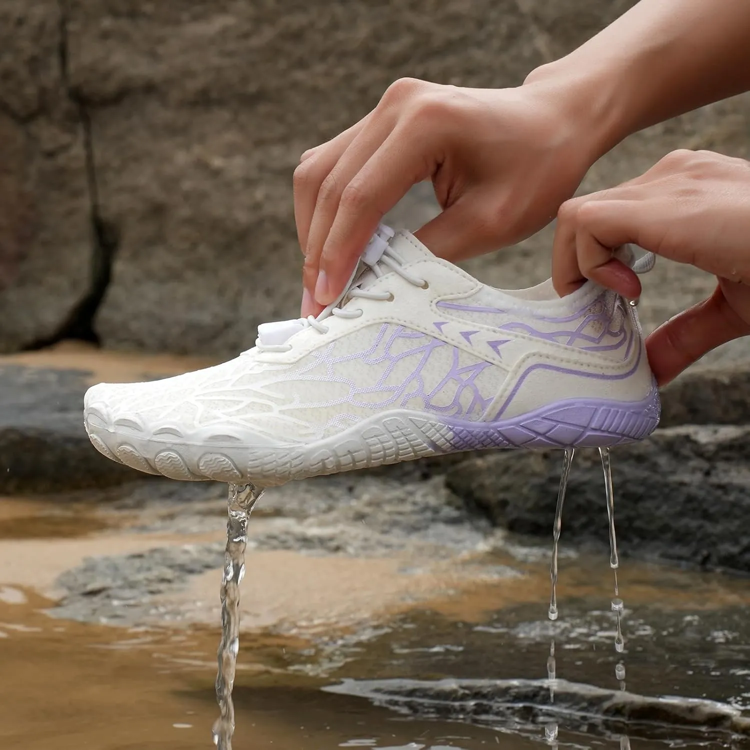 Hike Barefoot Shoes for Women Men Pro-Healthy&Non-Slip Footwear Waterproof Trail Running Wide Toe Water Shoes