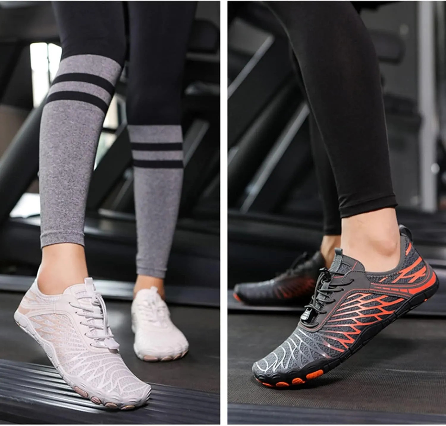 Hike Barefoot Shoes for Women Men Wide Toe Box Athletic Waterproof Trail Running & Non-Slip Barefoot Footwear