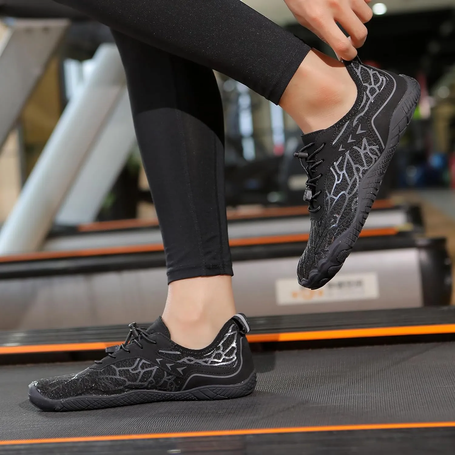 Hike Barefoot Shoes Womens Mens Anti-Slip Hiking Footwear Unisex Athletic Wide Toe Footwear Outdoor Beach Pool Aqua Swim Casual Hiking Shoes Train Healthy Running Sneaker