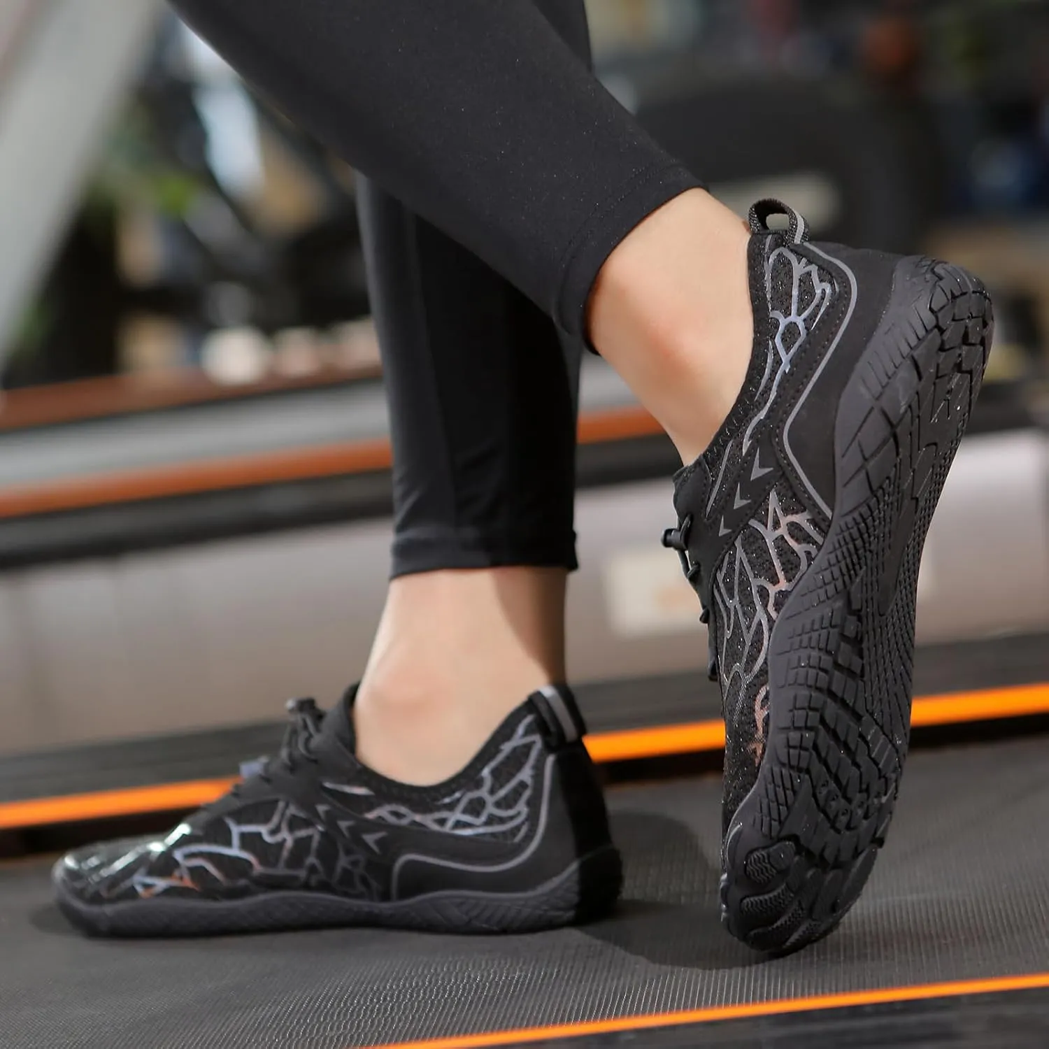 Hiking Footwear Barefoot Shoes Women Men, Pro Barefoot Shoes with Wide Toe Box Healthy & Non-Slip Breathable Beach Water Shoe Lightweight Walking Shoe Unisex Running Sneakers