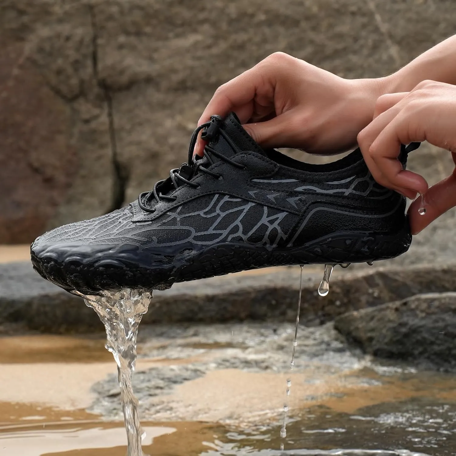 Hiking Footwear Barefoot Shoes Women Men, Pro Barefoot Shoes with Wide Toe Box Healthy & Non-Slip Breathable Beach Water Shoe Lightweight Walking Shoe Unisex Running Sneakers