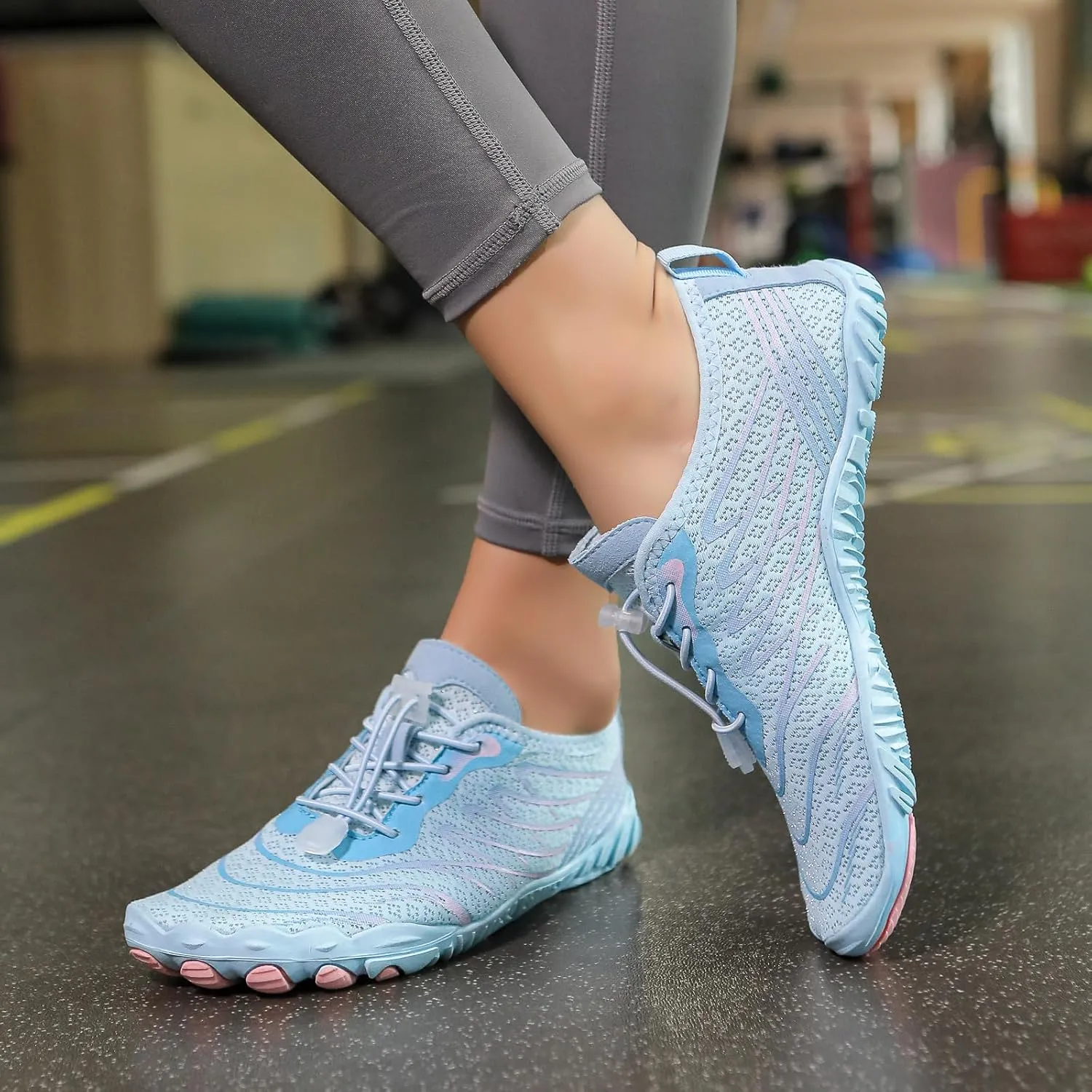 Hiking Footwear Barefoot Womens Mens Hike Barefoot Shoes Footwear Pro Barefoot Shoes with Wide Toe Box Healthy & Non-Slip Barefoot Shoes Unisex Quick Dry Zero Drop Trail Running Shoes Sneakers