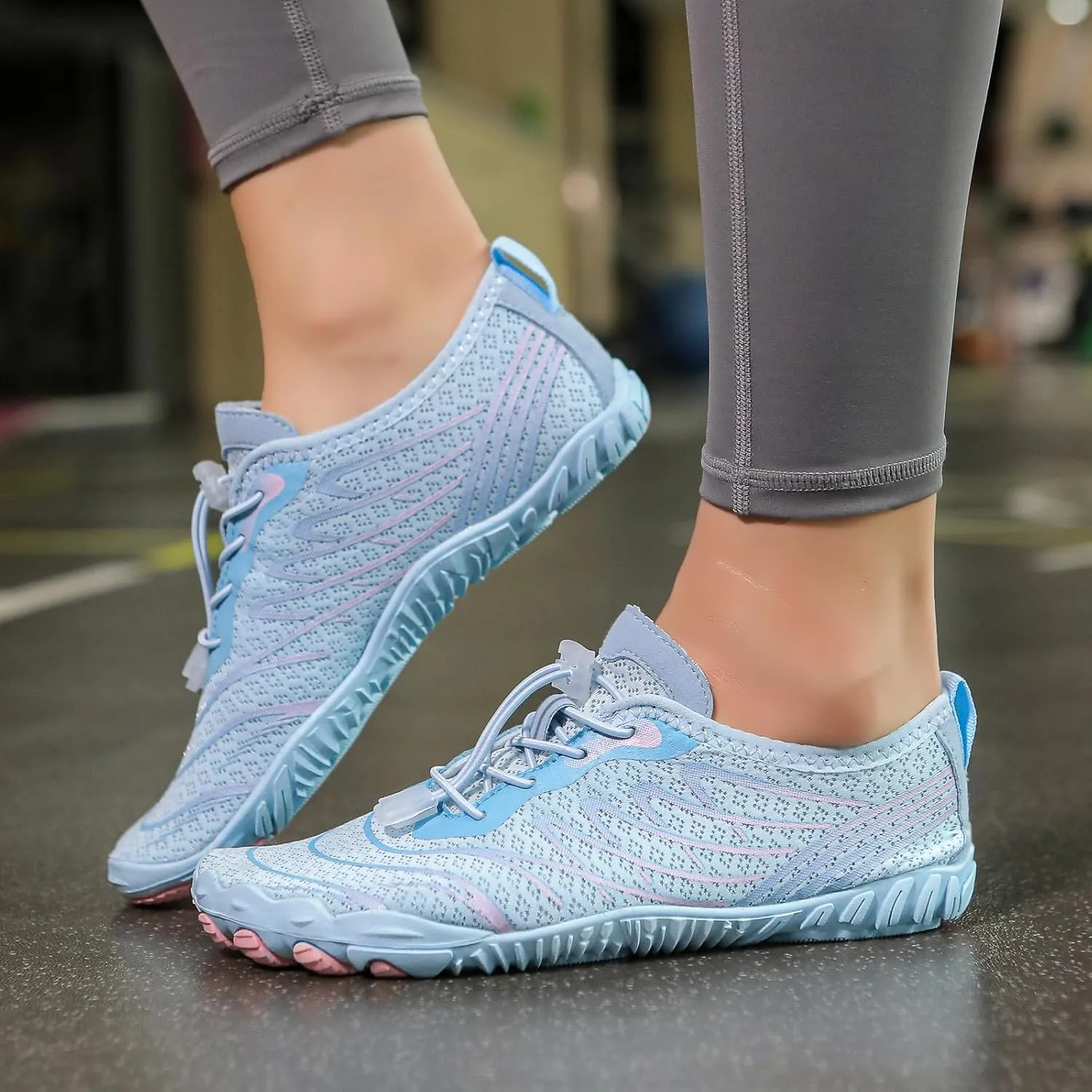 Hiking Footwear Barefoot Womens Mens Hike Barefoot Shoes Footwear Pro Barefoot Shoes with Wide Toe Box Healthy & Non-Slip Barefoot Shoes Unisex Quick Dry Zero Drop Trail Running Shoes Sneakers