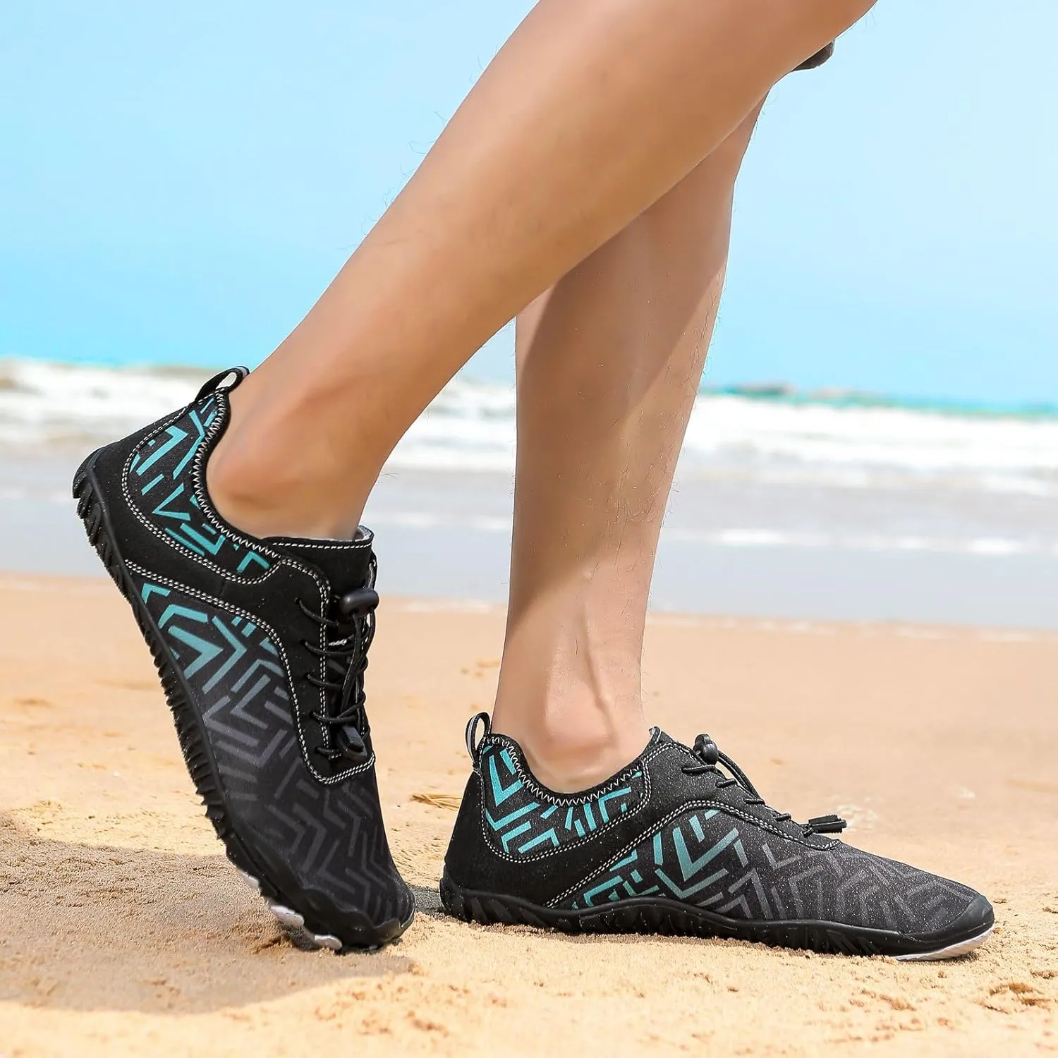 Hiking Shoes for Women Men Hike Pro Barefoot Shoes Wide Toe Box Non-Slip Walking Shoes Quick-Dry Aqua Sock Barefoot Beach Swim Shoes Outdoor Hiking Footwear Unisex
