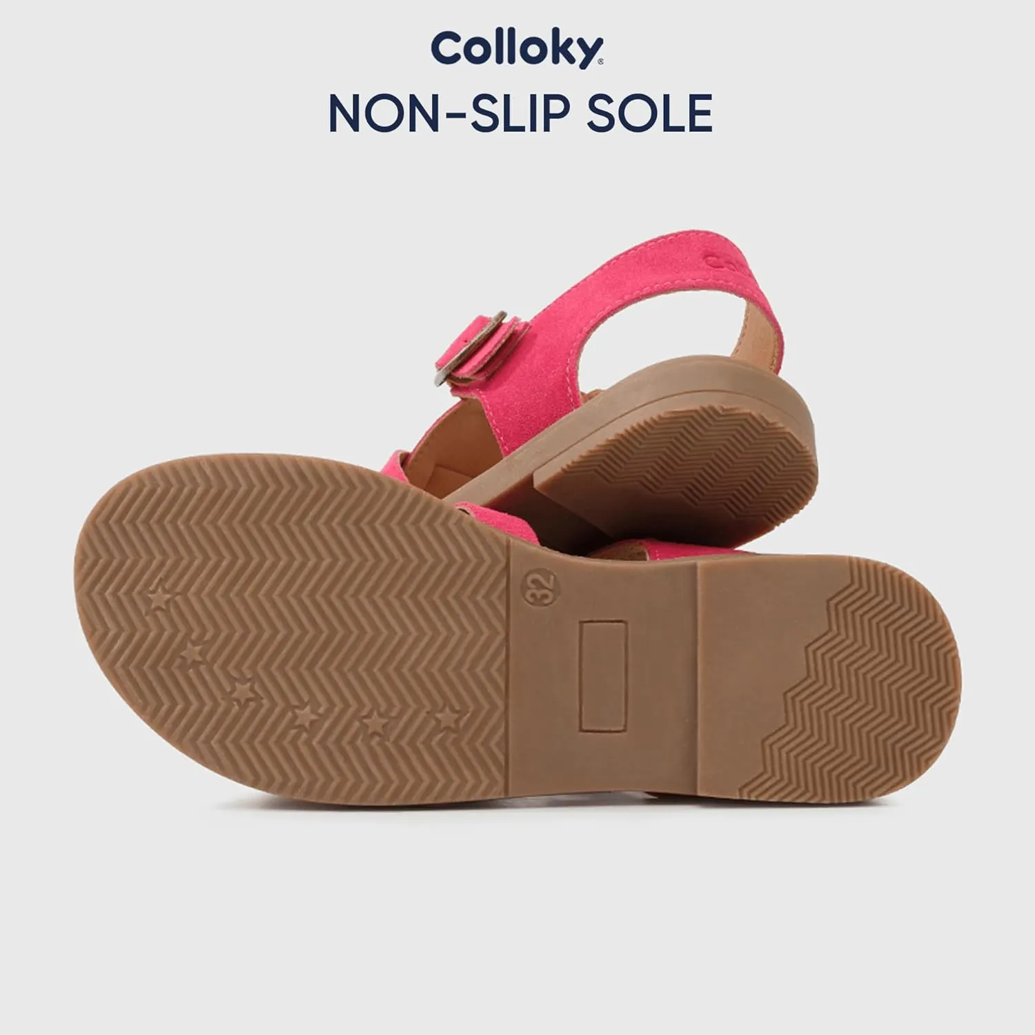 Kid Girls Fisherman Buckle Sandals - Comfortable Summer Sandals with Closed Toe & Adjustable Strap for Daily Wear & Outdoor Play