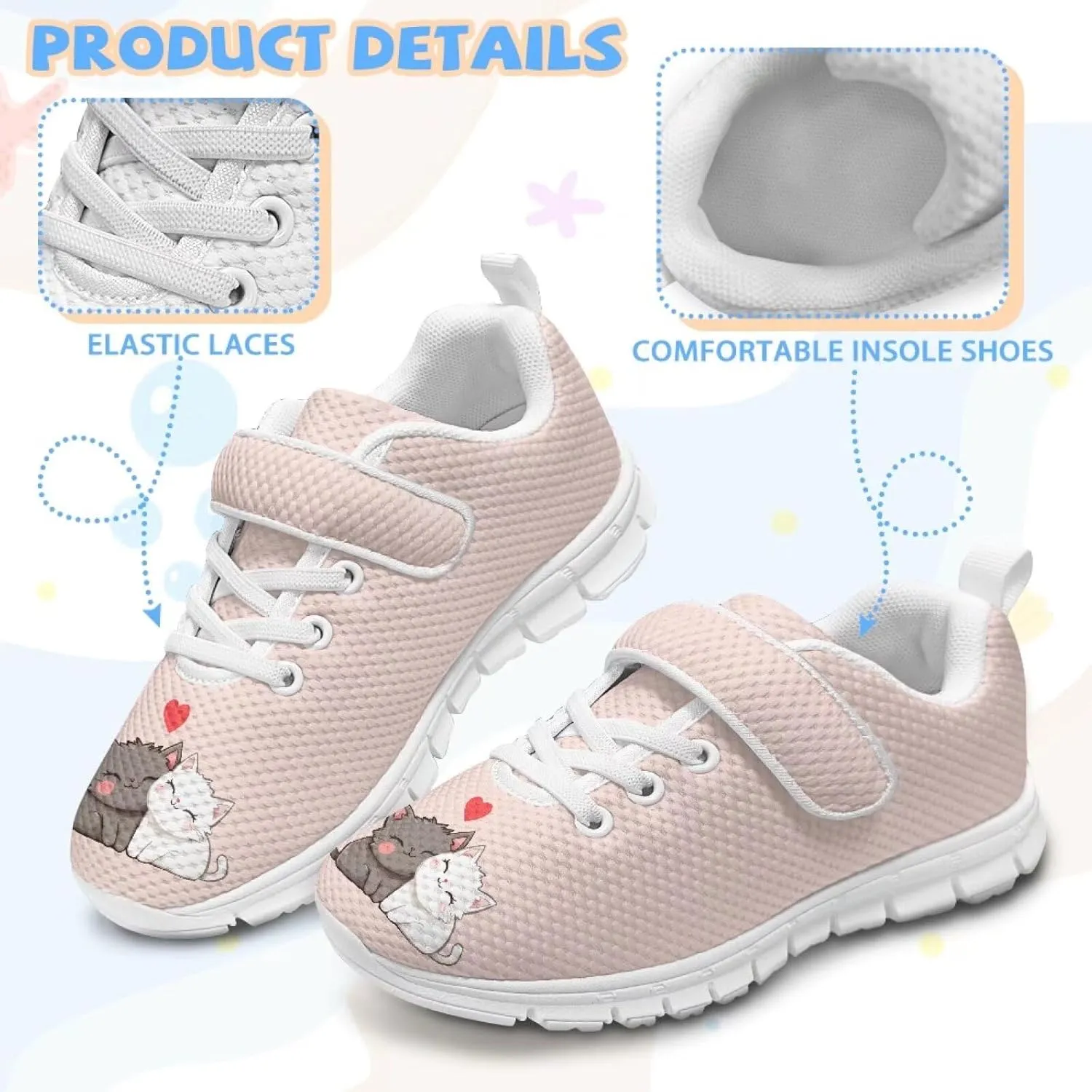 Kids Active Trainers Running Shoes for Girls Boys Sports Sneakers