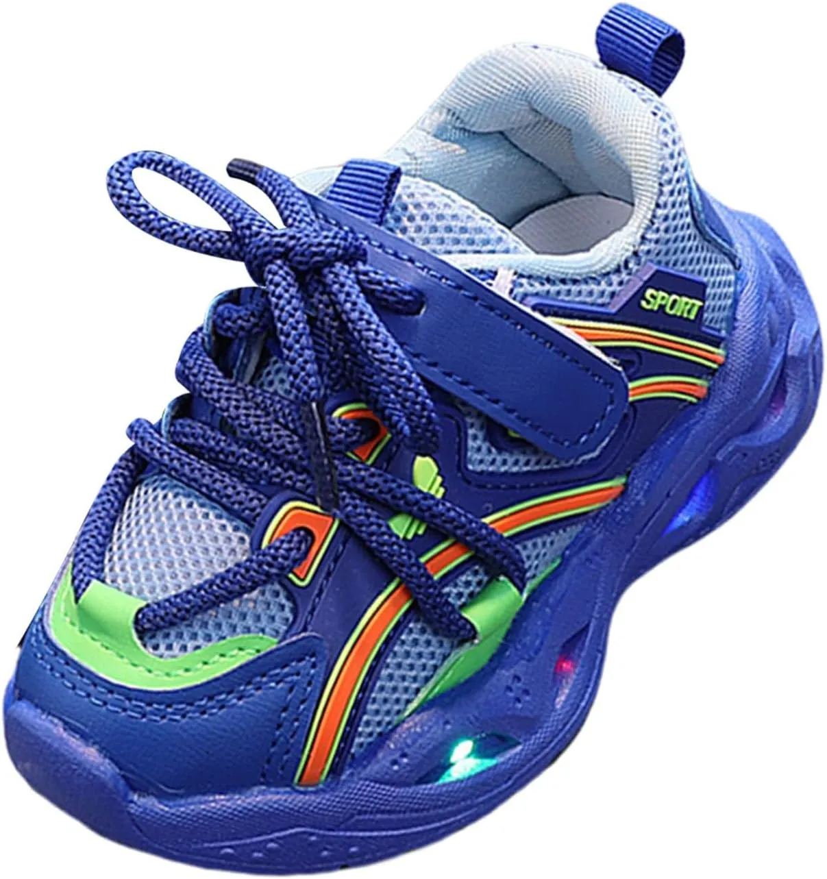 Kids Light Up Sneakers Toddler Boys Girls LED Lightweight Breathable Walking Shoes Children Luminous Flashing Shoes