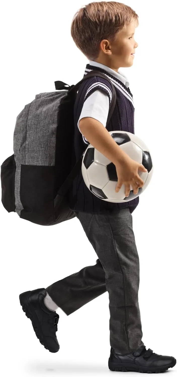 Kid's Velcro Leather Bootstrap Sneaker, Stylish Active Casual Shoe Ideal for School and Sports