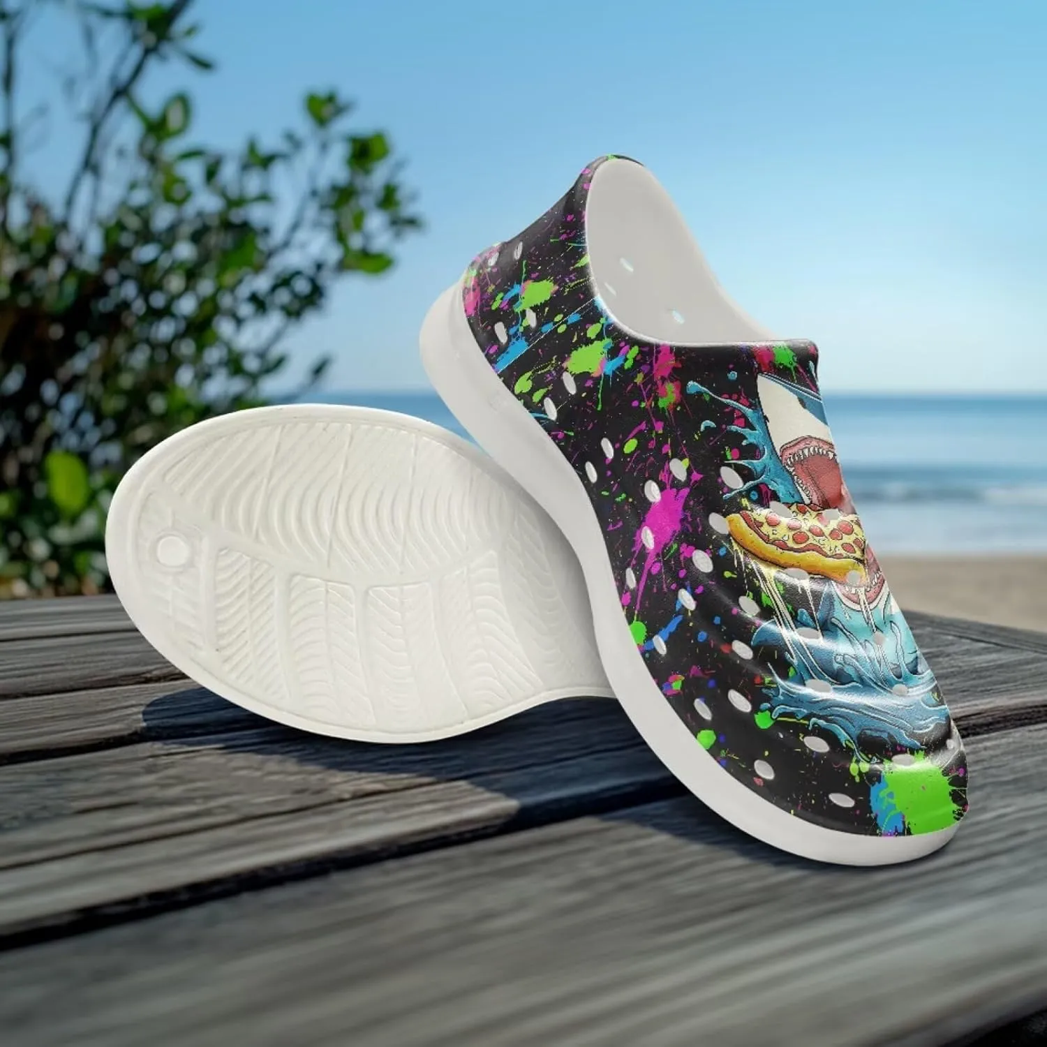 Kids Water Shoes for Boys Girls Cartoon Quick-Dry Water Sandals Slip-On for Swimming, Beach & Garden Play