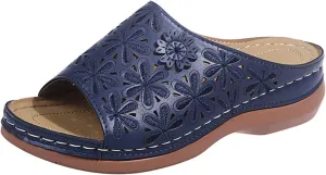 Ladmiple Sandals Women Summer Fashion Hollow-Out Flip Flops Arch Support Slippers Beach Roman Open Toe Orthopedic Sandal