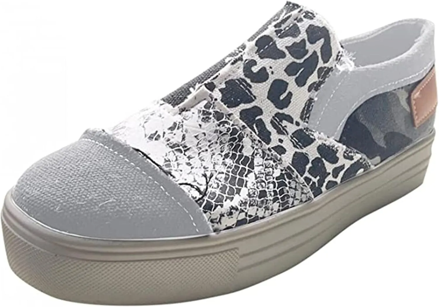 Ladmiple Shoes For Women Sneakers Slip Ons Canvas Shoes Casual Summer Cute Low Cut Fashion Walking Shoes Flats Loafers