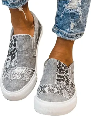 Ladmiple Shoes For Women Sneakers Slip Ons Canvas Shoes Casual Summer Cute Low Cut Fashion Walking Shoes Flats Loafers