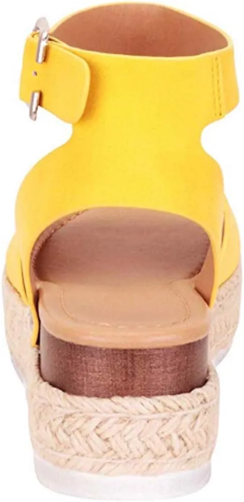 Lady Bandage Wedge Sandals for Women Summer Sandals Open Toe Platform Sandals