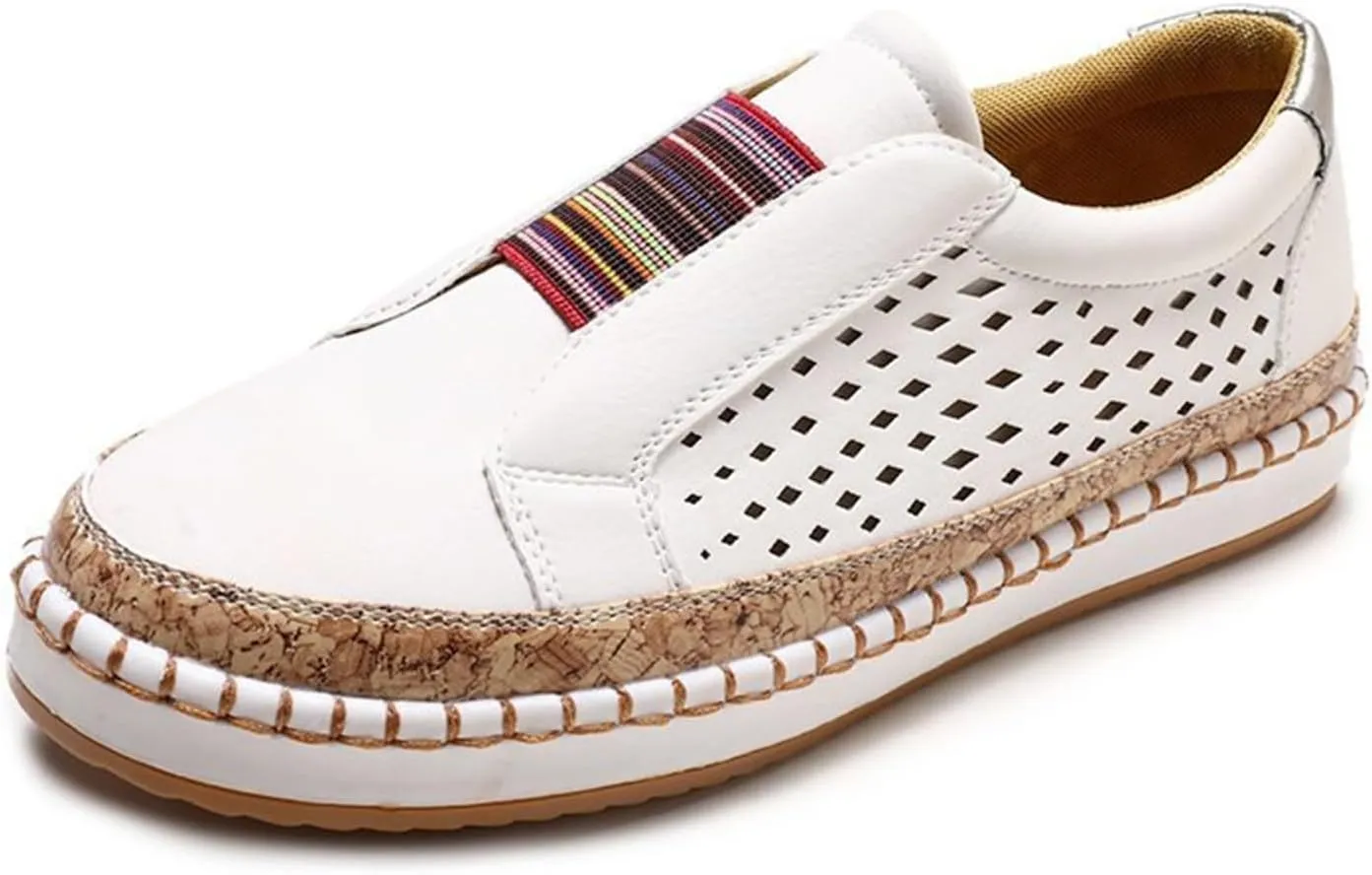Lausiuoe Shoes For Women Dressy Comfortable Fashion Canvas Shoes Classic Casual Low Top Slip On Sneakers Walking Flat Loafers