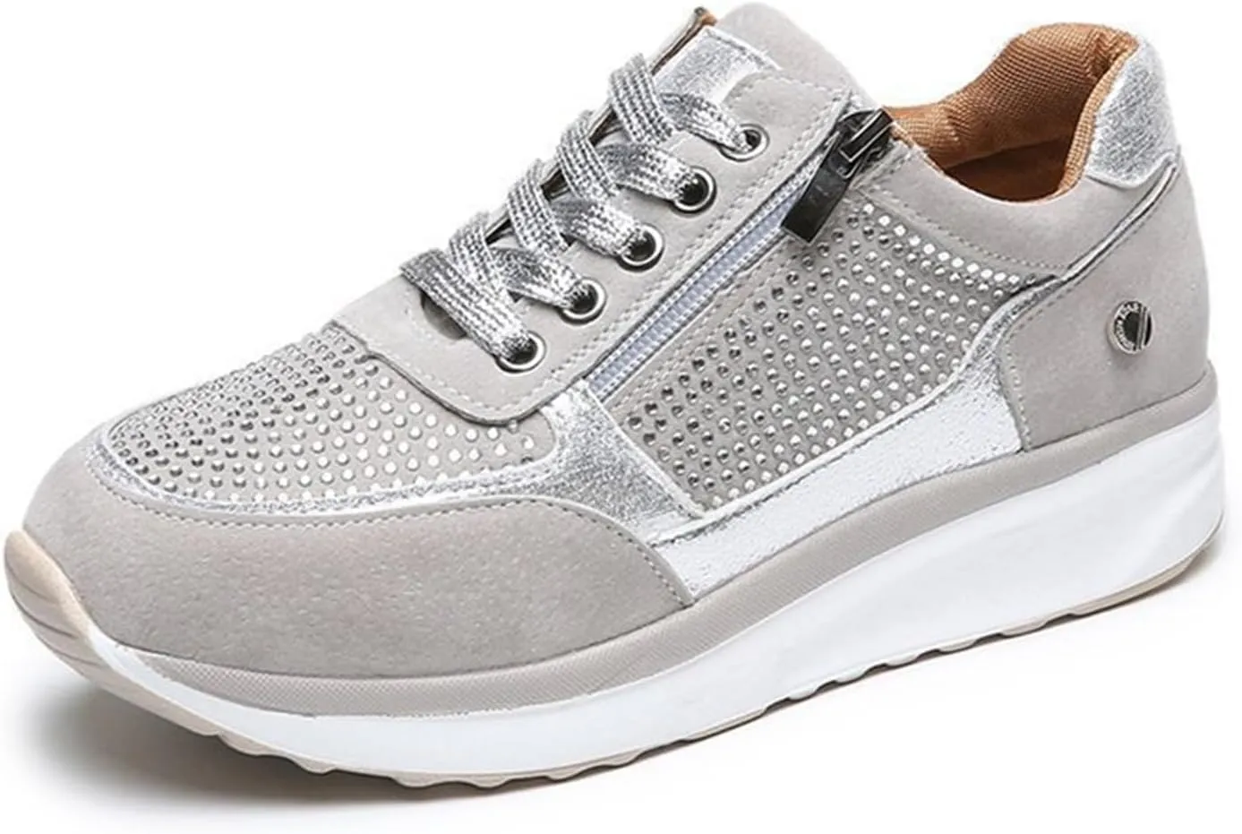 Lausiuoe Sneakers For Women Slip On Canvas Women's Fashion Canvas Shoes Round Toe Lightweight Non-Slip Flat Sneakers Classic Casual Fall Low Top Soft Comfort Breathable Slip On Walking Loafers