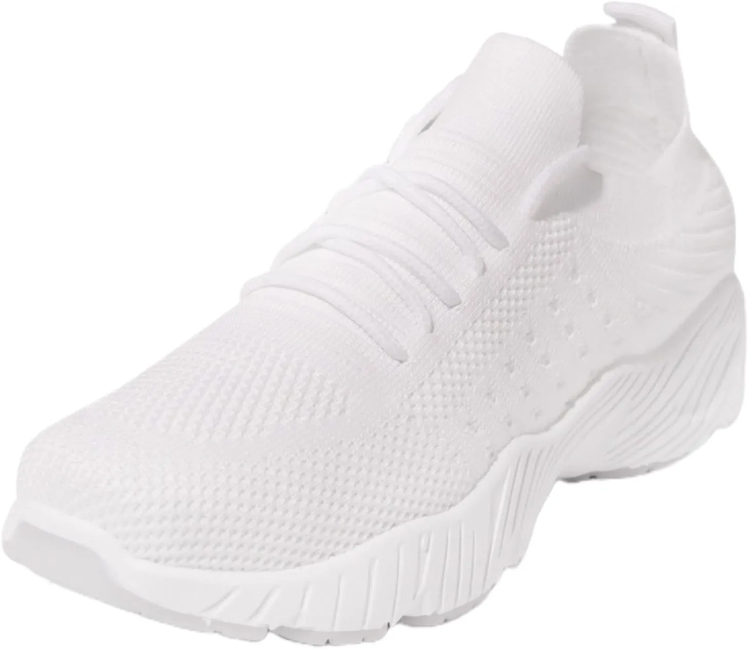 Lausiuoe womens shoes casual dress Women's Slip on Loafer Shoes - Mesh Casual Flat Nurse Walking Sneakers Knit Round Toe Low Wedge Memory Foam Running Shoes