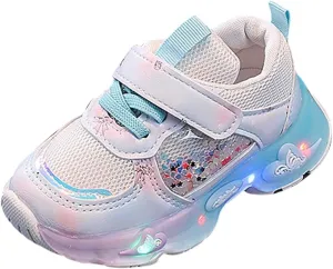 Light Up Shoes for Toddler for Boys Girls Baby Infant Led Flashing Mesh Breathable Adorable Running Sneakers