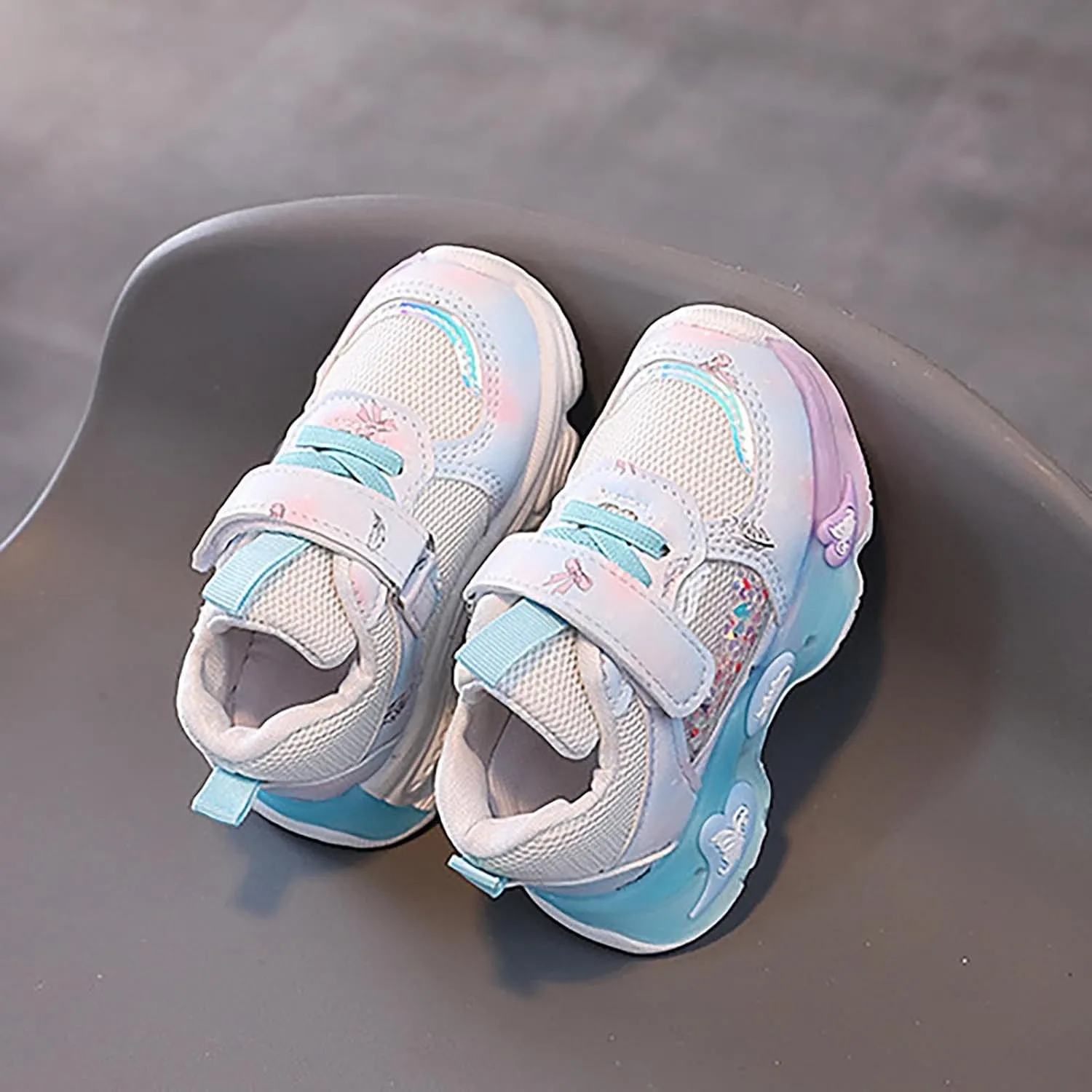 Light Up Shoes for Toddler for Boys Girls Baby Infant Led Flashing Mesh Breathable Adorable Running Sneakers