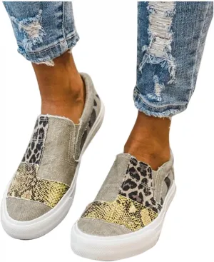Masbird Fashion Sneakers for Women Sneakers for Women Walking Shoes Womens Shoes Fashion Round Toe Comfort Slip-on Running Shoes Casual Canvas Shoes Khaki
