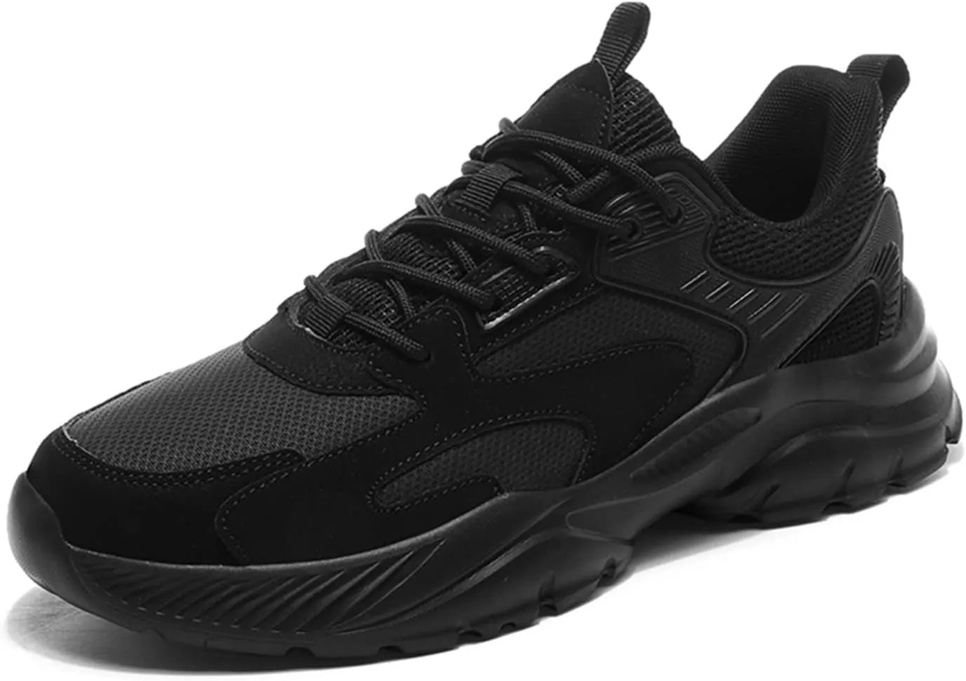 Men Sneakers Mesh Breathable Comfortable Outdoor Casual Thick Bottom Flat Comfortable Sports Mens Sneaker Boots