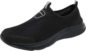Men Sports Shoes Fashionable New Pattern Simple Pure Color Mesh Breathable Comfortable Hiking Shoes Sneaker Mens