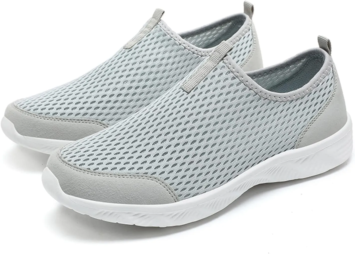 Men Sports Shoes Fashionable Simple and Pure Color Mesh Hollowed Out Breathable Comfortable and Men's Sneaker
