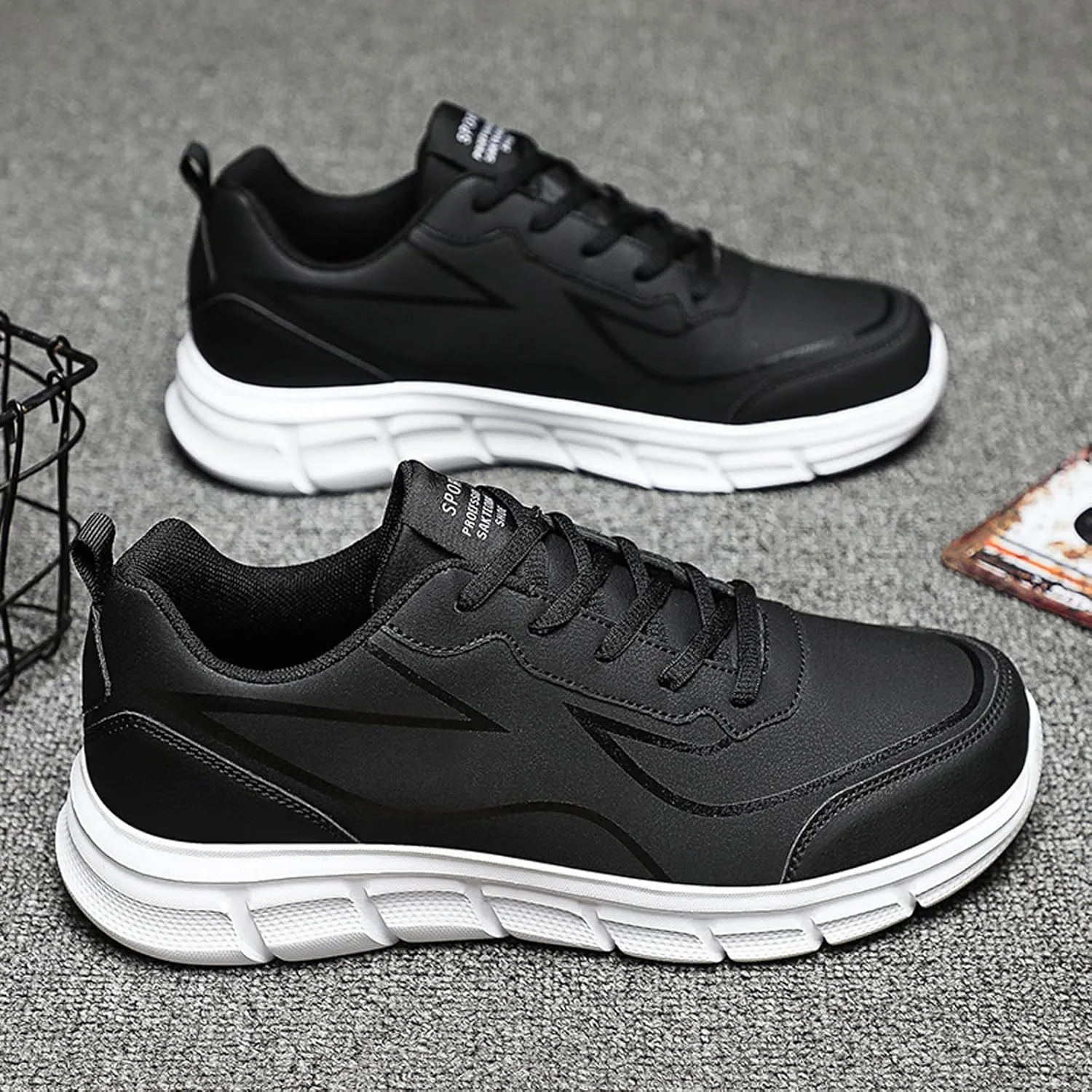 Men's Arch Support Walking Shoes Casual Sneaker Mesh Breathable Walking Shoe Athletic Fashion Sneakers for Men