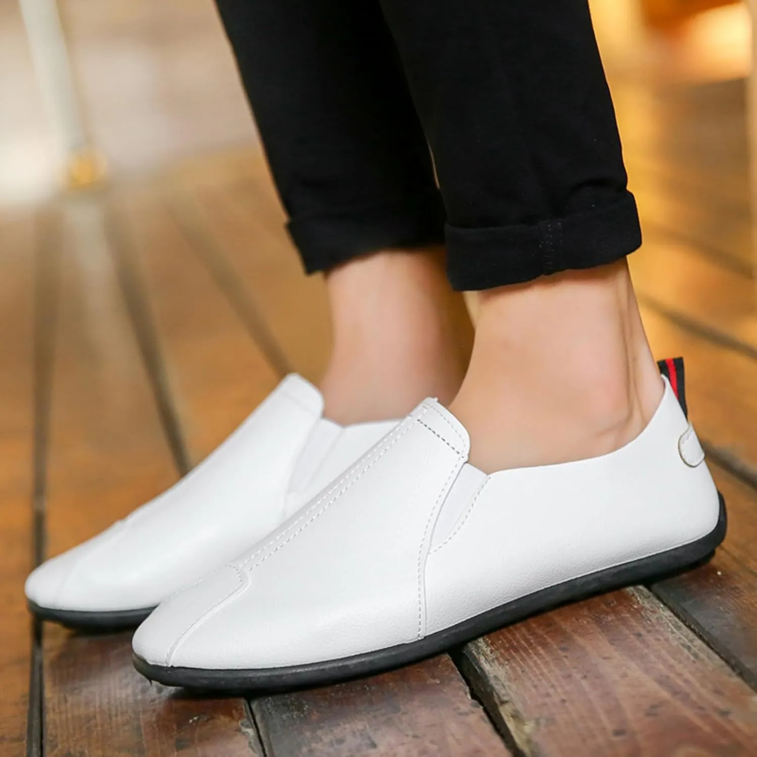 Mens Breathable Slip On Dress Shoes Breathable Elastic Fly Woven Mesh Sneaker Hook and Loop Orthopedic Sneakers