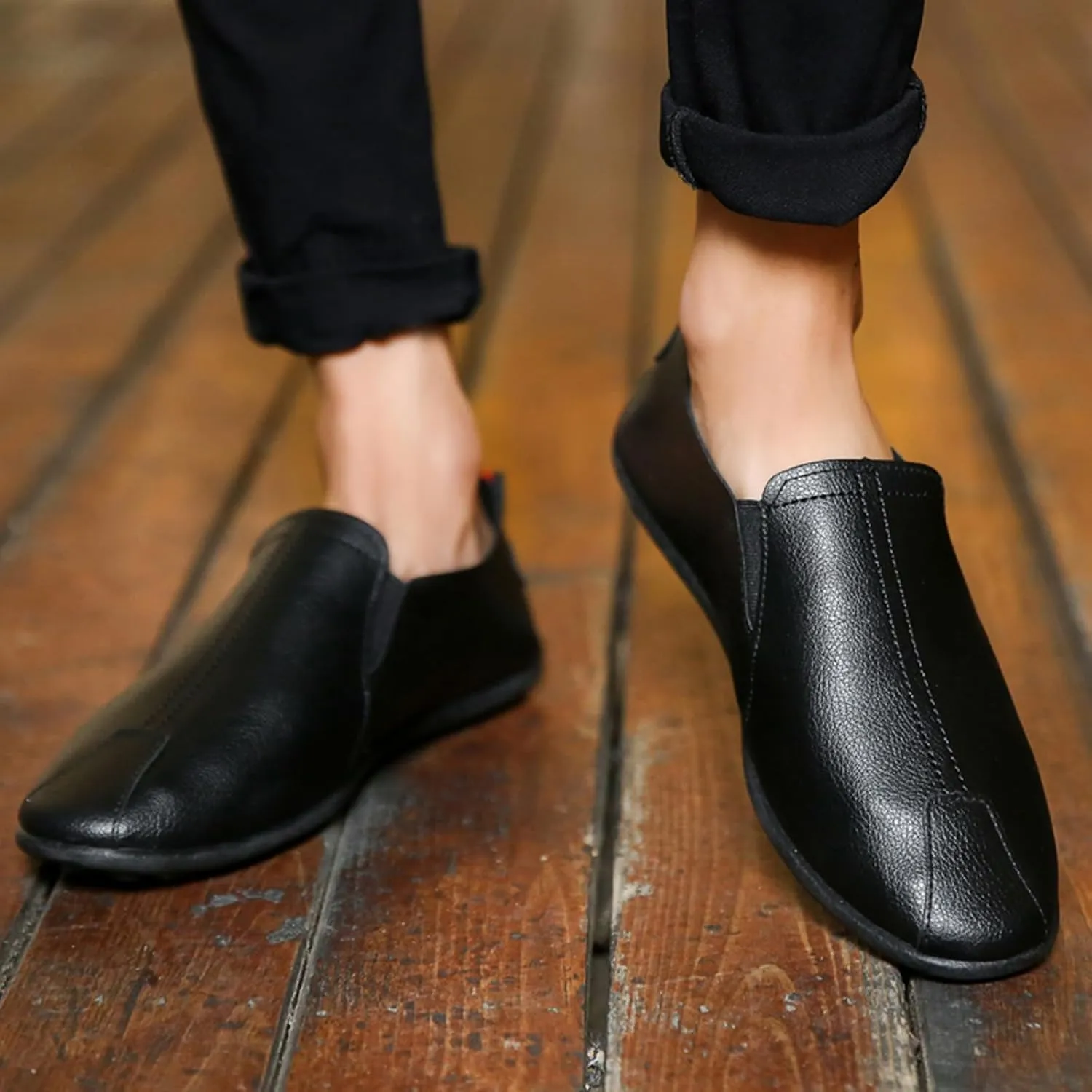 Mens Breathable Slip On Dress Shoes Breathable Elastic Fly Woven Mesh Sneaker Hook and Loop Orthopedic Sneakers