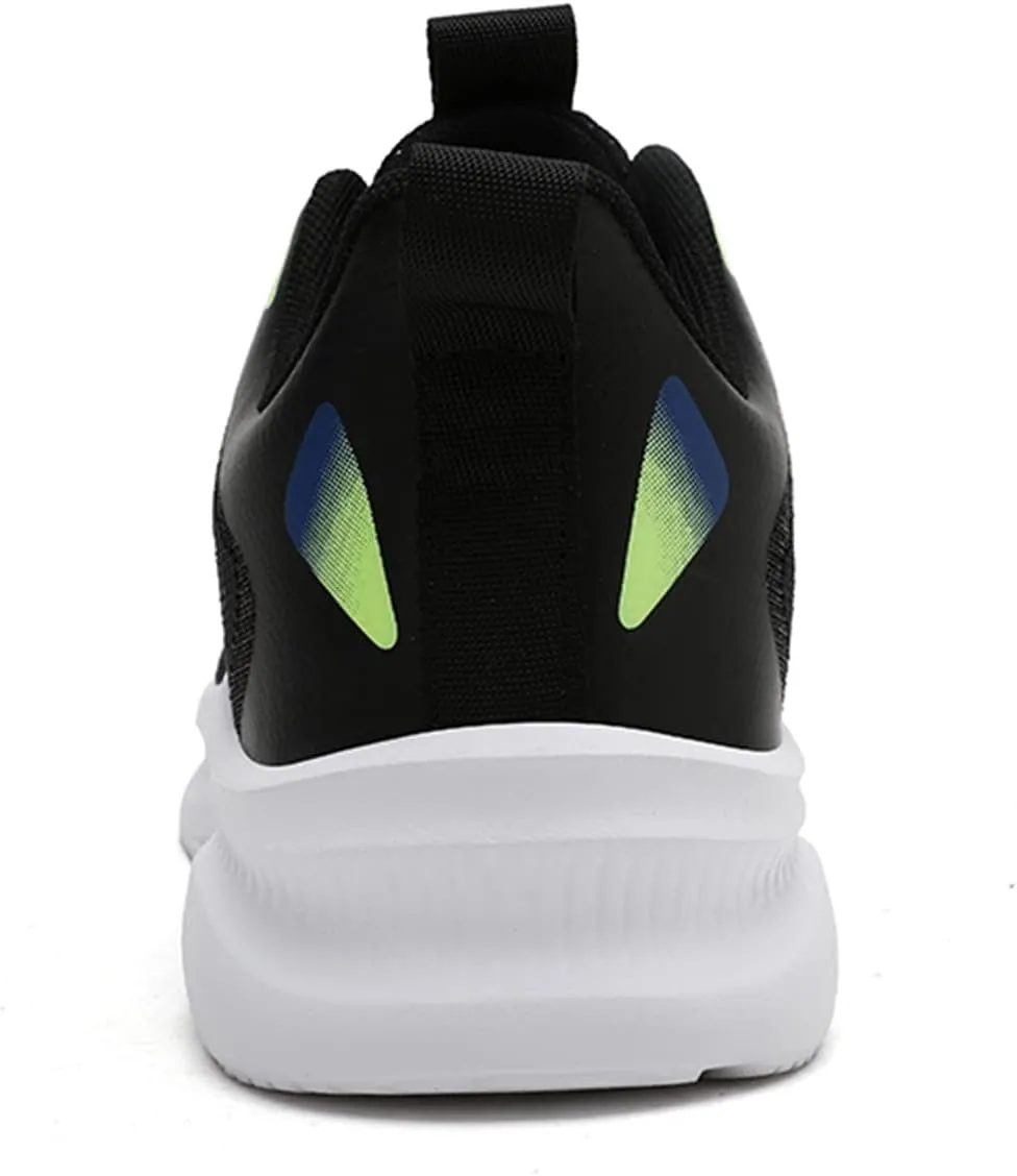 Men's Breathable Stretch Workout Shoes Lightweight Breathable Slip On Running Shoe Sport Jogging Walking Shoes