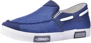 Men's Canvas Casual Flat Shoes Breathable Comfortable Soft Lightweight Men Casual Sneaker