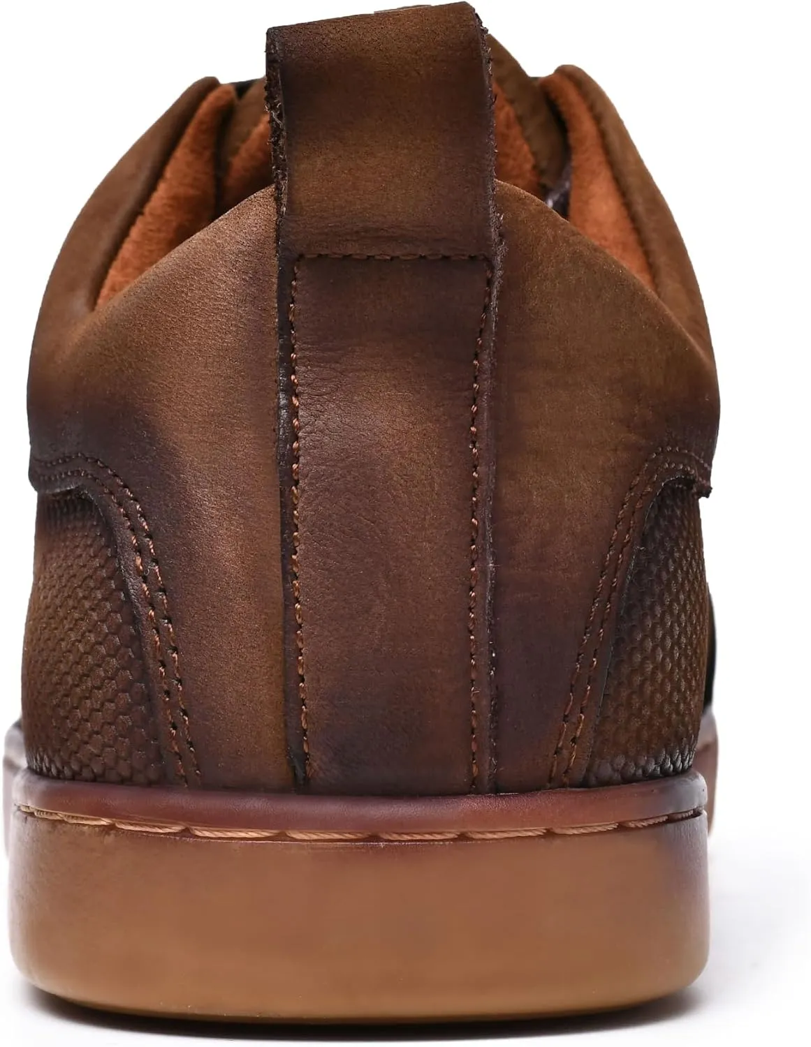 Men's Casual Leather Sneakers Fashion Oxford Sneaker Shoes Comfortable Daily Walking Shoe for Men
