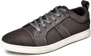Men's Casual Leather Sneakers Fashion Oxford Sneaker Shoes Comfortable Daily Walking Shoe for Men
