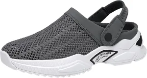 Men's Comfortable Diabetic Shoes Comfortable Breathable Stretch Canvas Slip On Sneaker Memory Foam Hiking Shoes