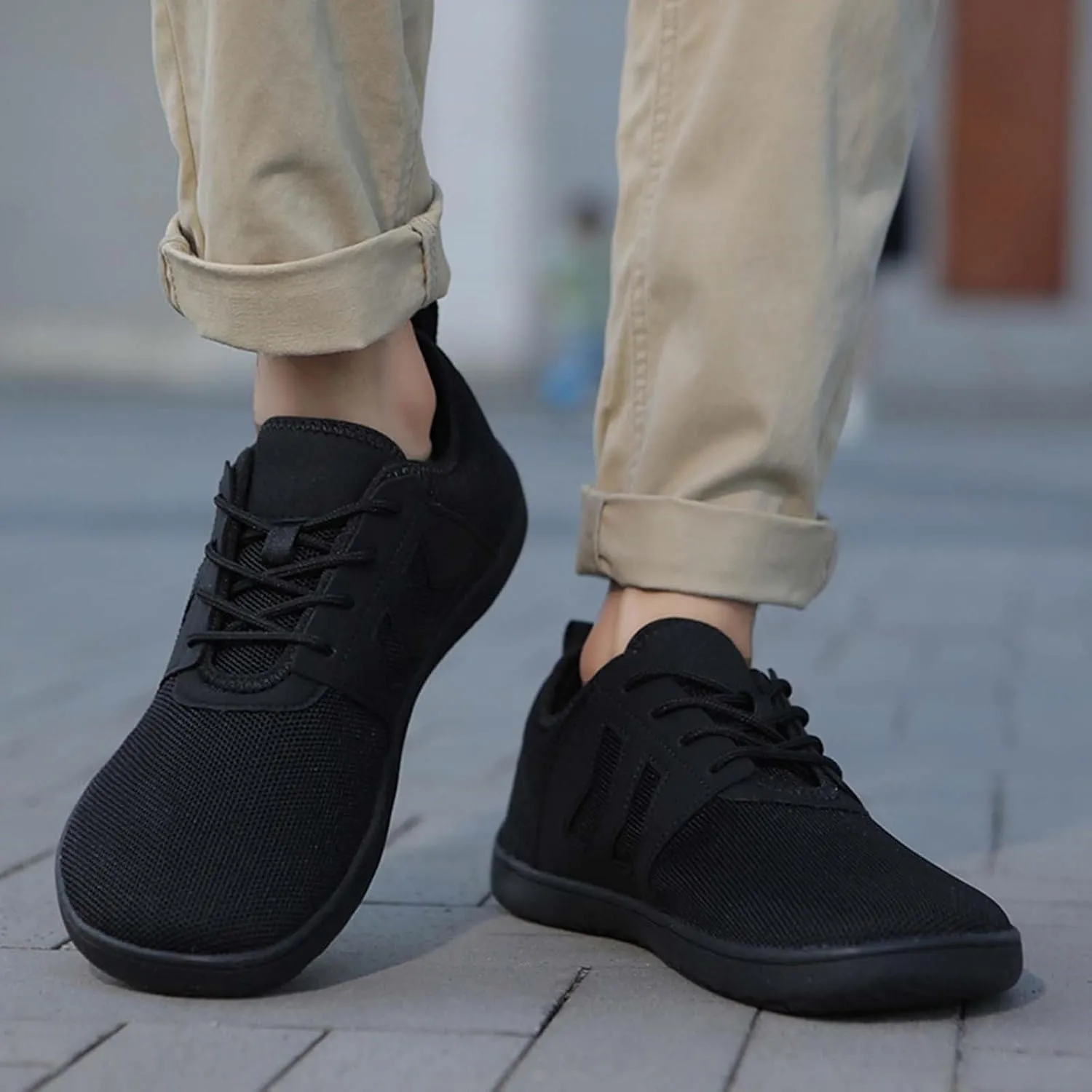 Men's Comfy Walking Shoes Fashion Sneakers 2025 Low Top Summer Lace-up Solid Color Breathable Closed Toe Flats Outdoor Comfortable Daily Casual Sneaker