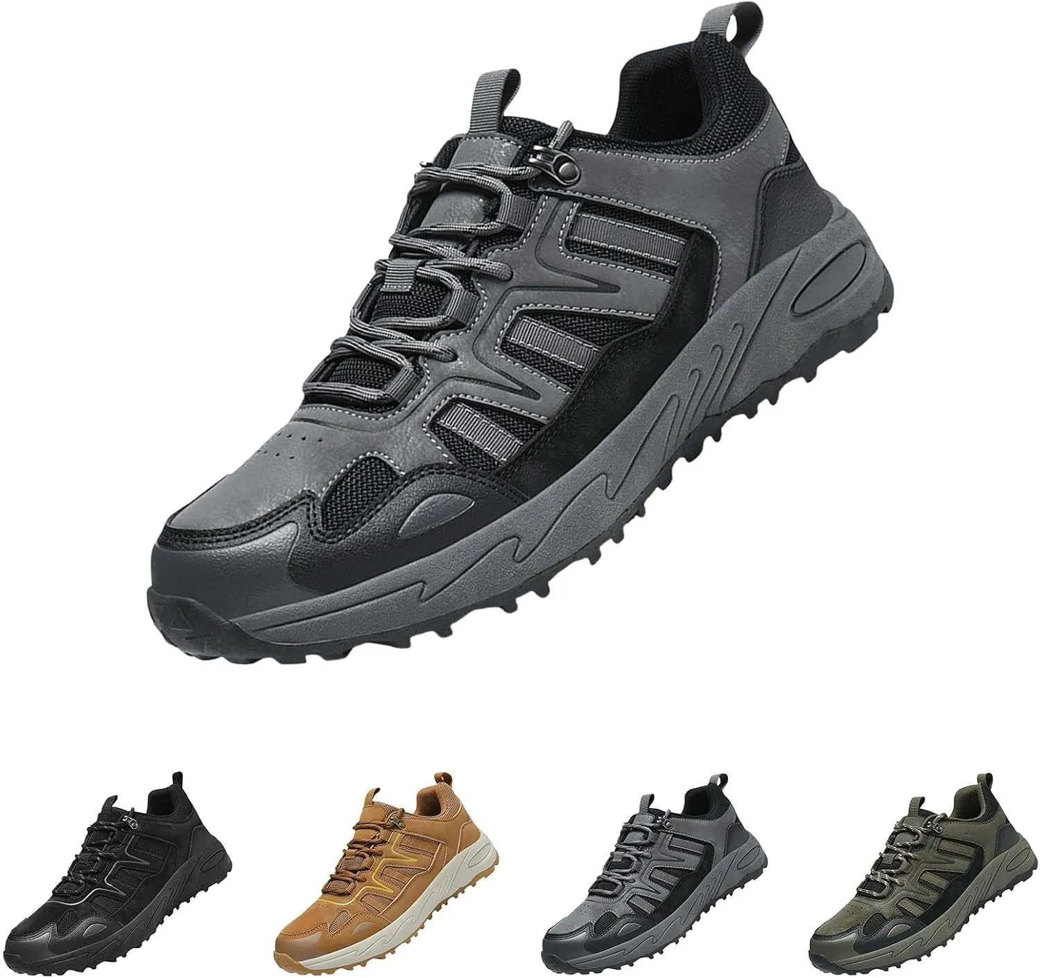 Men's Comfy Walking Shoes Non Slip Soft Bottom Fashion Sneakers 2025 Closed Toe Flat Summer Lightweight Breathable Outdoor Comfortable Daily Casual Sneaker