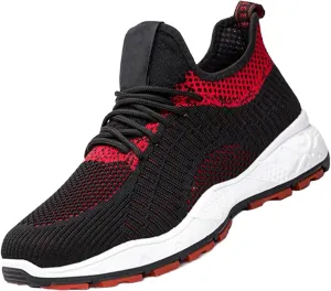 Men's Comfy Walking Shoes Soft Bottom Fashion Sneakers 2025 Closed Toe Flat Summer Color-Blocking Breathable Outdoor Comfortable Daily Casual Sneaker