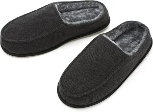 Men's House Slippers, Cozy Non-slip Home Shoes, Warm Comfy Indoor Outdoor Moccasin Slip Ons, Unique Christmas Gifts