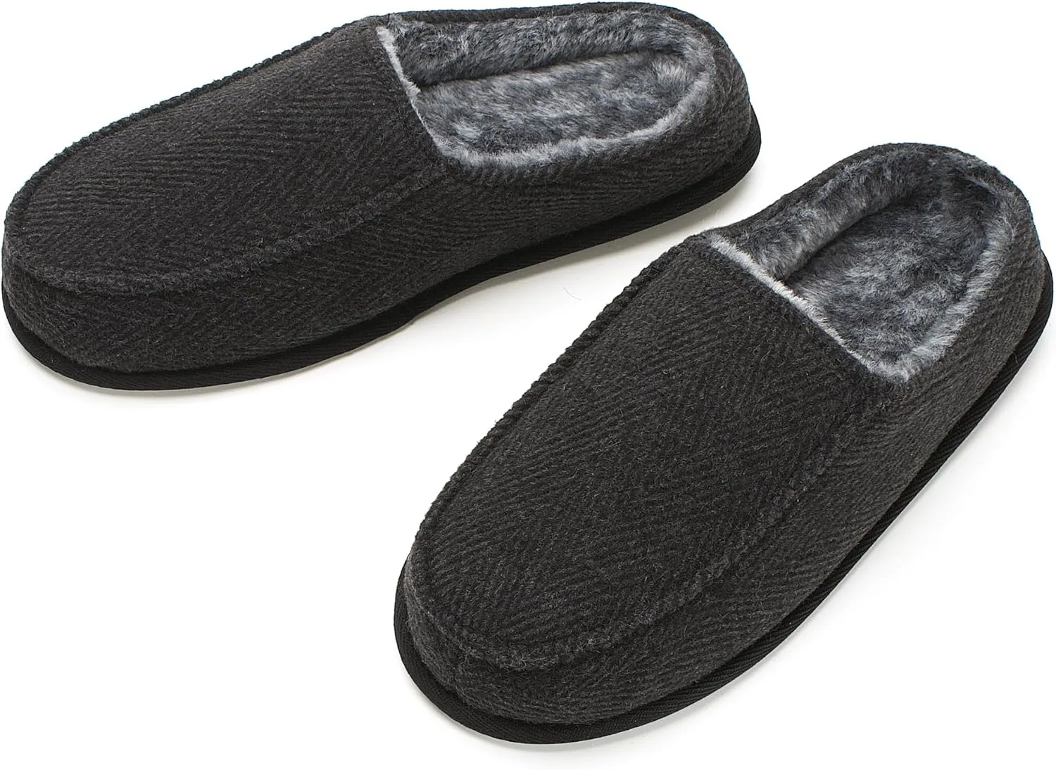 Men's House Slippers, Cozy Non-slip Home Shoes, Warm Comfy Indoor Outdoor Moccasin Slip Ons, Unique Christmas Gifts