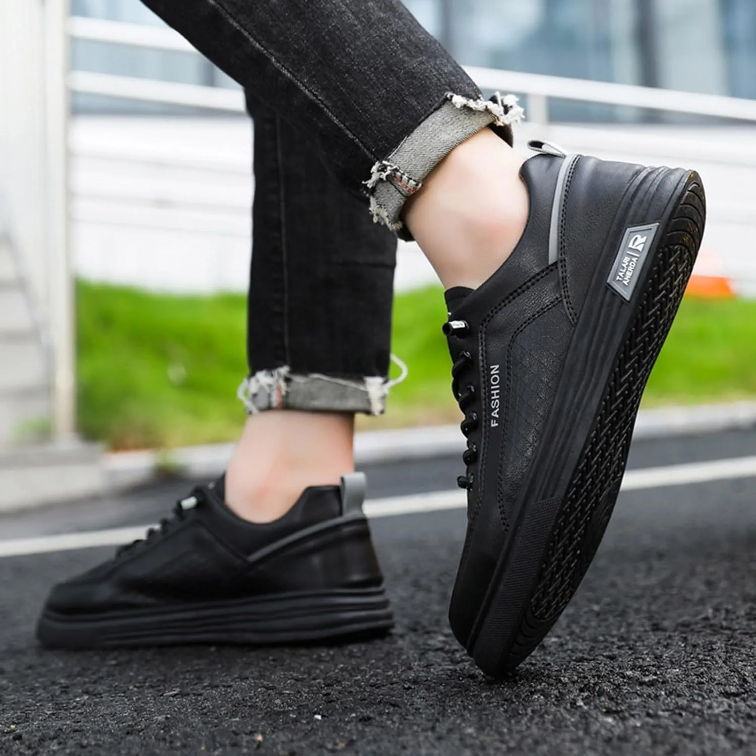 Men's Non Slip Barefoot Minimalist Shoes Business Mesh Breathable Walking Shoe Men's Arch Support Insole Shoes