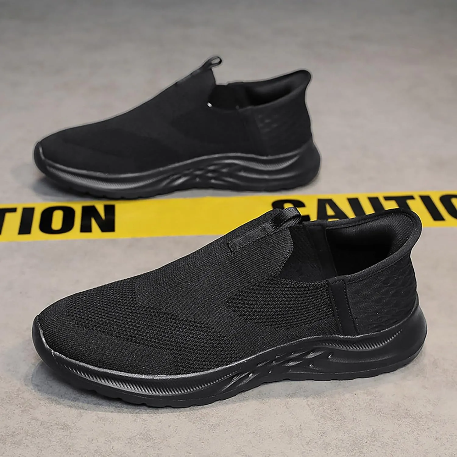 Mens Running Shoes Winter Casual Slip On Shoes Brown Sneakers Men's Athletic Sneakers Lightweight Breathable Steel Toe Tennis Shoe White Loafers
