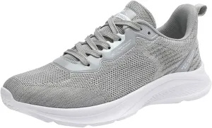 Mens Running Shoes with Arch Support,Non-Slip Cushion Snekaers for Men,Breathable Lightweight Casual Snakers for Daily Work Long Standing,Comfy Flat Mens Shoe for 2025 Summer