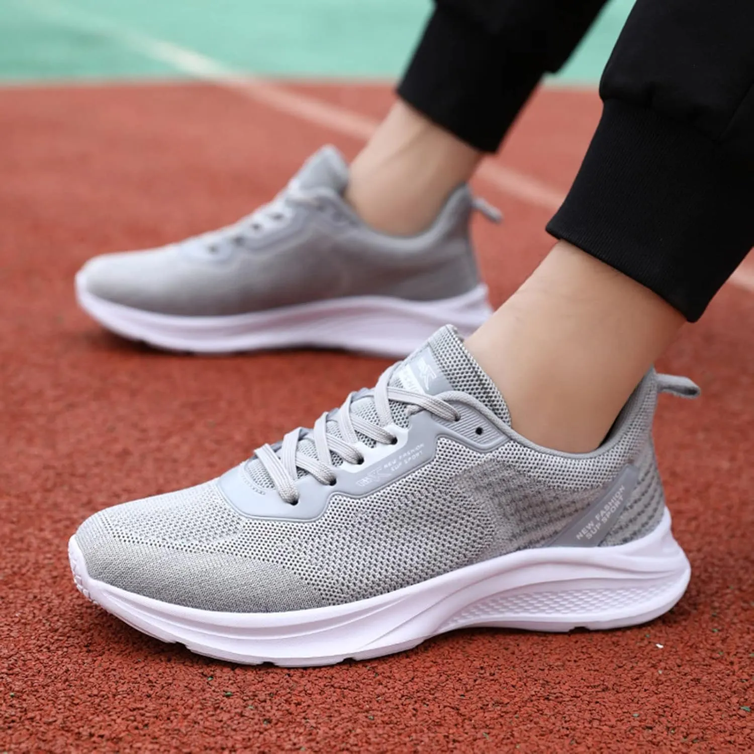 Mens Running Shoes with Arch Support,Non-Slip Cushion Snekaers for Men,Breathable Lightweight Casual Snakers for Daily Work Long Standing,Comfy Flat Mens Shoe for 2025 Summer