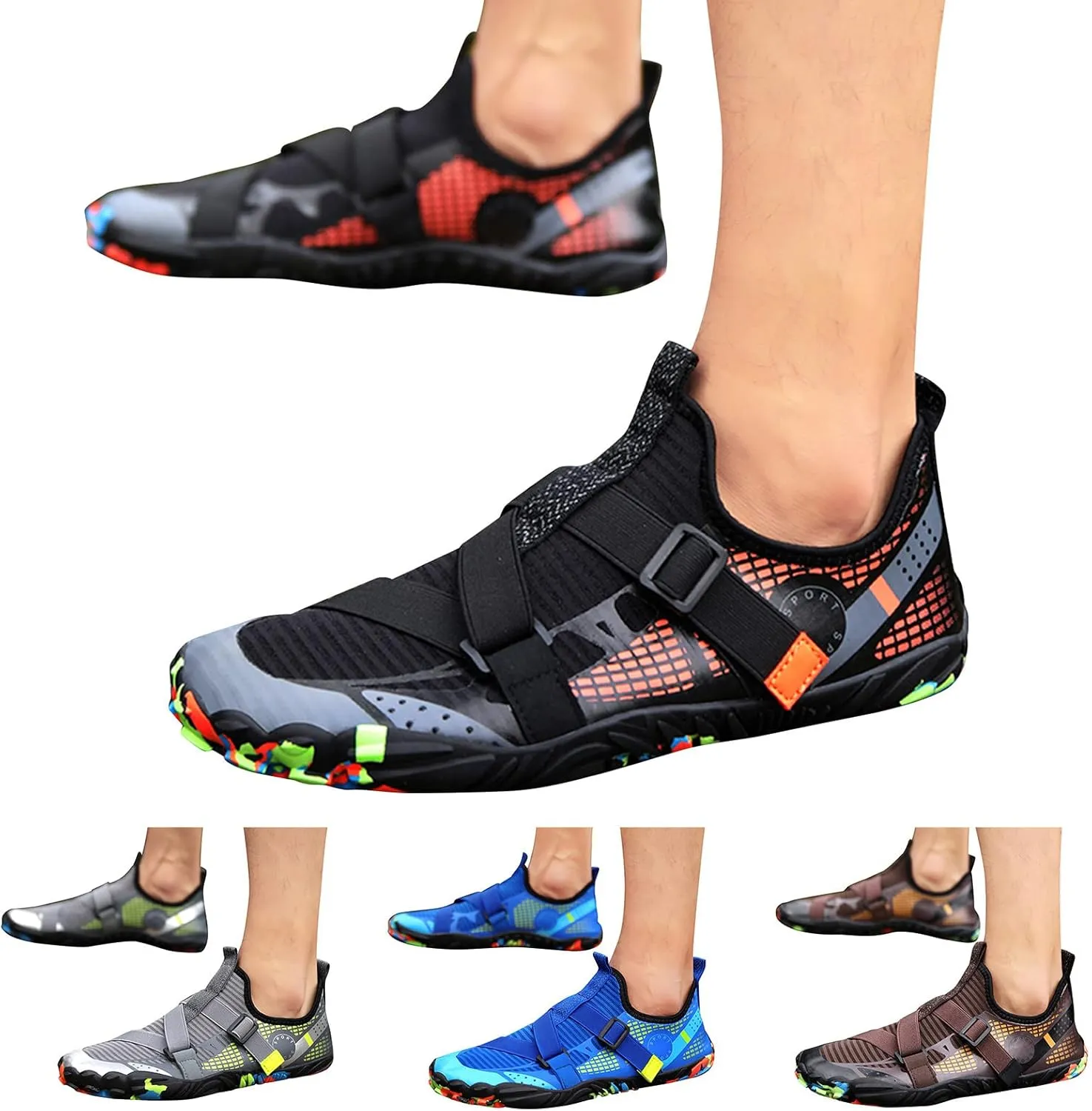 Men's Slip on Walking Shoes Casual Dressy Memory Foam Ultra Lightweight Breathable Fashion Sneakers Non Slip Arch Support Cushioning Athletic Running Shoes